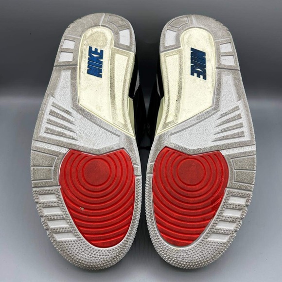 Nike Air Jordan 3 Retro Rare Air Shoes Men Size 8.5 Black Chile Red IB8967-004 - Picture 9 of 11